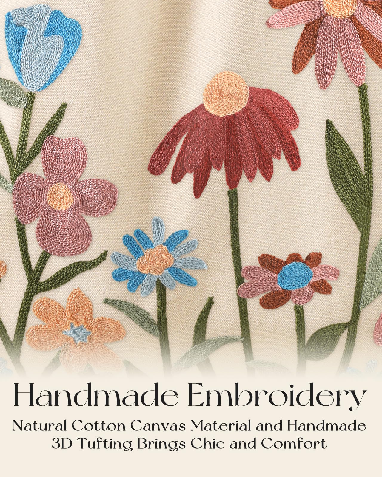 Daware Embroidery Canvas Tote Bag for Women